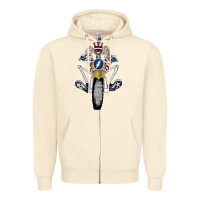 Sandshell grateful motor ber Zipper Hoodie - ArtMosaic