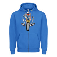 True Royal grateful motor ber Zipper Hoodie - ArtMosaic