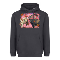 Smoke valentine's day barn and black angus with charolais Heavyweight Hoodie - RanaPortraitStore