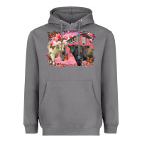 Storm valentine's day barn and black angus with charolais Heavyweight Hoodie - RanaPortraitStore