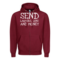 Burgundy Warren Zevon Send Lawyers Guns and Money Music Shirt Zipper Hoodie - ArtMosaic