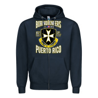 Navy Borinqueneers Puerto Rico Flag Honor Et Fidelitas Zipper Hoodie - ArtMosaic