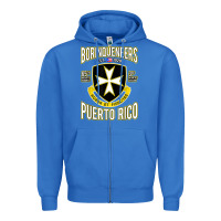 True Royal Borinqueneers Puerto Rico Flag Honor Et Fidelitas Zipper Hoodie - ArtMosaic