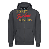 Smoke forty fvckin' niners Zipper Hoodie - ArtMosaic