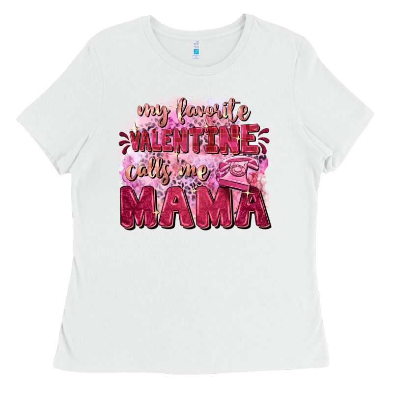 My Favorite Calls Me Mama Mother's Day Ladies Tee by FaDigitalArtStudio | Teevron