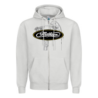 Dove Grey sport mathews concert Zipper Hoodie - ArtMosaic