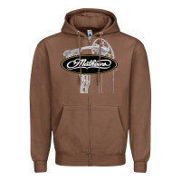 Chestnut sport mathews concert Zipper Hoodie - ArtMosaic