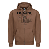 Chestnut tigger if the only one Zipper Hoodie - ArtMosaic