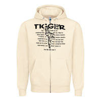 Sandshell tigger if the only one Zipper Hoodie - ArtMosaic