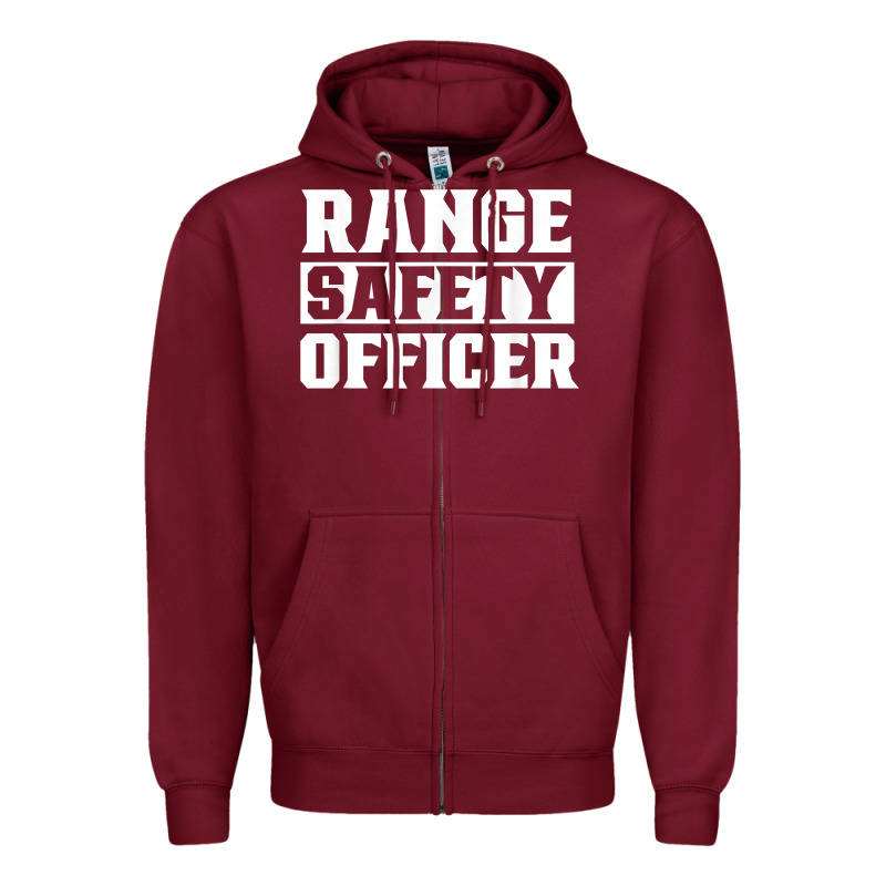 Range Safety Officer Worker Team Job T Shirt Zipper Hoodie by ArtMosaic | Teevron