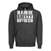 Charcoal Heather range safety officer worker team job t shirt Zipper Hoodie - ArtMosaic