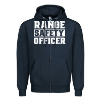 Navy range safety officer worker team job t shirt Zipper Hoodie - ArtMosaic