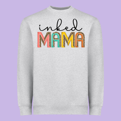 Inked Mama Artistshot Heavyweight Sweatshirt Designed By Jahusdesignshop