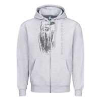 Heather Grey dead can dance, dead, can dance, dead can dance vintage, dead can danc Zipper Hoodie - ArtMosaic