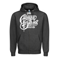 Charcoal Heather the allman brothers Zipper Hoodie - ArtMosaic
