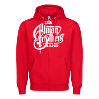 Red the allman brothers Zipper Hoodie - ArtMosaic