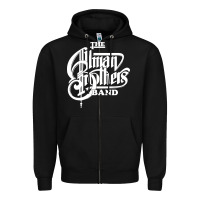 Black the allman brothers Zipper Hoodie - ArtMosaic