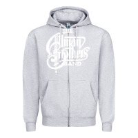 Heather Grey the allman brothers Zipper Hoodie - ArtMosaic