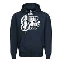 Navy the allman brothers Zipper Hoodie - ArtMosaic
