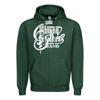Sports Green the allman brothers Zipper Hoodie - ArtMosaic