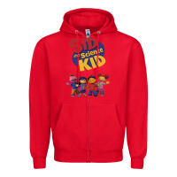 Red Sid The Science Kid boyfriend Zipper Hoodie - ArtMosaic