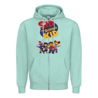 Seafoam Sid The Science Kid boyfriend Zipper Hoodie - ArtMosaic
