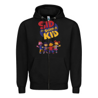 Black Sid The Science Kid boyfriend Zipper Hoodie - ArtMosaic