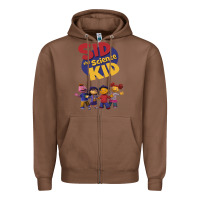 Chestnut Sid The Science Kid boyfriend Zipper Hoodie - ArtMosaic