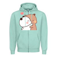 Seafoam Bubu Dudu Zipper Hoodie - ArtMosaic