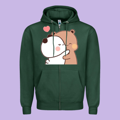 Bubu Dudu Zipper Hoodie Designed By Artmosaic