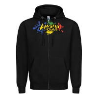 Black Vintage-Awana clubs Zipper Hoodie - ArtMosaic