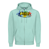 Seafoam Vintage-Awana clubs Zipper Hoodie - ArtMosaic