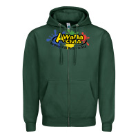 Sports Green Vintage-Awana clubs Zipper Hoodie - ArtMosaic