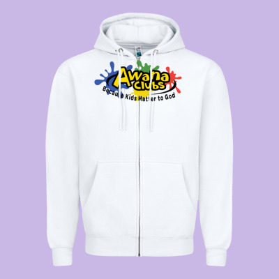 Vintage-awana Clubs Zipper Hoodie Designed By Artmosaic