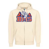 Sandshell blue mountain state Zipper Hoodie - ArtMosaic