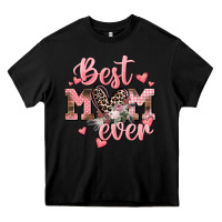 Black Best mom ever Mother's Day Heavy Core Tee - CowGirlArtShop