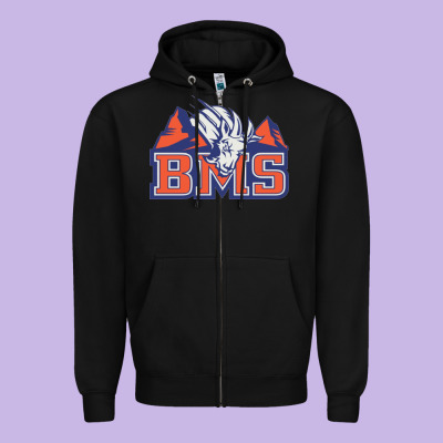 Blue Mountain State Zipper Hoodie Designed By Artmosaic