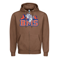Chestnut blue mountain state Zipper Hoodie - ArtMosaic