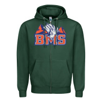 Sports Green blue mountain state Zipper Hoodie - ArtMosaic