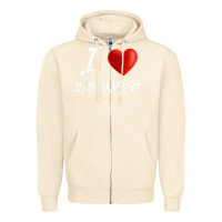 Sandshell i love heart bid whist card game t shirt Zipper Hoodie - ArtMosaic