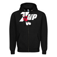 Black cool spot,uncola 7up Zipper Hoodie - ArtMosaic