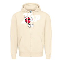 Sandshell cool spot,uncola 7up Zipper Hoodie - ArtMosaic
