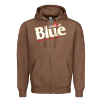 Chestnut labatt blue beer Zipper Hoodie - ArtMosaic