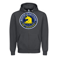 Smoke boston marathon Zipper Hoodie - ArtMosaic