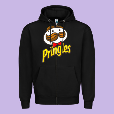 Pringles Snack For All Zipper Hoodie Designed By Artmosaic