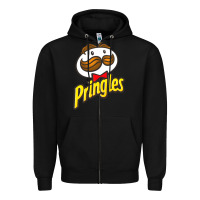 Black pringles snack for all Zipper Hoodie - ArtMosaic