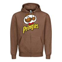 Chestnut pringles snack for all Zipper Hoodie - ArtMosaic