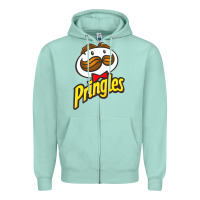 Seafoam pringles snack for all Zipper Hoodie - ArtMosaic