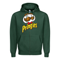 Sports Green pringles snack for all Zipper Hoodie - ArtMosaic