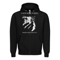 Black Catherine wheel, Catherine wheel art, Catherine wheel vintage, Catheri Zipper Hoodie - ArtMosaic